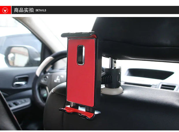 Car Tablet ipad Holder Car Seat Back Adjustable iPad Stand Car ipad Holder For Headrest 360 Rotation Mobile Phone Mount Holder
