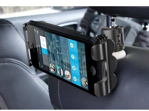 Car Tablet ipad Holder Car Seat Back Adjustable iPad Stand Car ipad Holder For Headrest 360 Rotation Mobile Phone Mount Holder