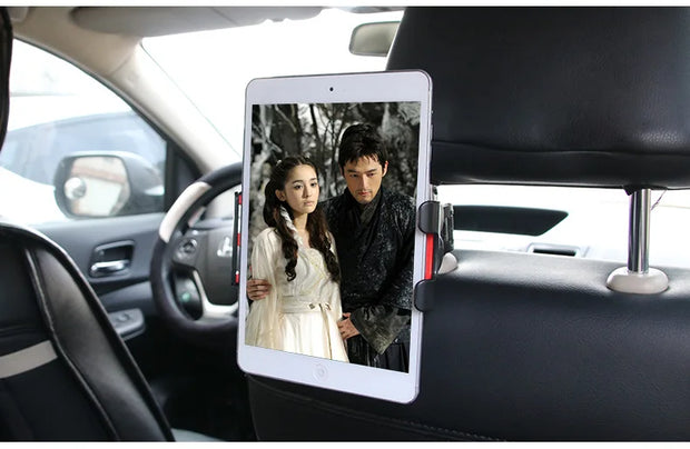 Car Tablet ipad Holder Car Seat Back Adjustable iPad Stand Car ipad Holder For Headrest 360 Rotation Mobile Phone Mount Holder