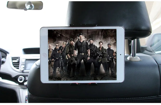Car Tablet ipad Holder Car Seat Back Adjustable iPad Stand Car ipad Holder For Headrest 360 Rotation Mobile Phone Mount Holder